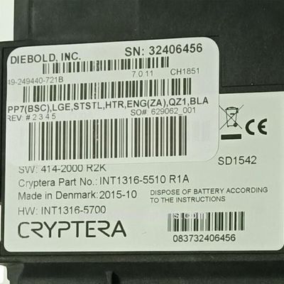 49249440721B Diebold EPP7 Bàn phím Máy ATM