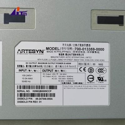 Các bộ phận máy ATM Diebold 5500 Đổi nguồn điện 400W 49247846000A