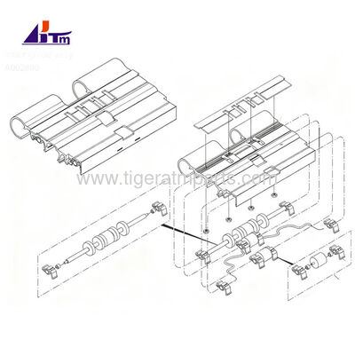 A002880 Hướng dẫn bên trong Assy cho NMD50 Dispenser Glory Triton NMD ATM